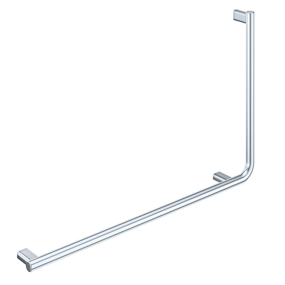 Fienza FC8357L 90° Care Slimline Left-Hand Grab Rail Stainless Steel - Grab Rail