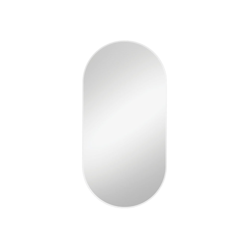 Fienza FMP4590W Empire Matte White Framed Mirror 450 x 900mm - Mirrors