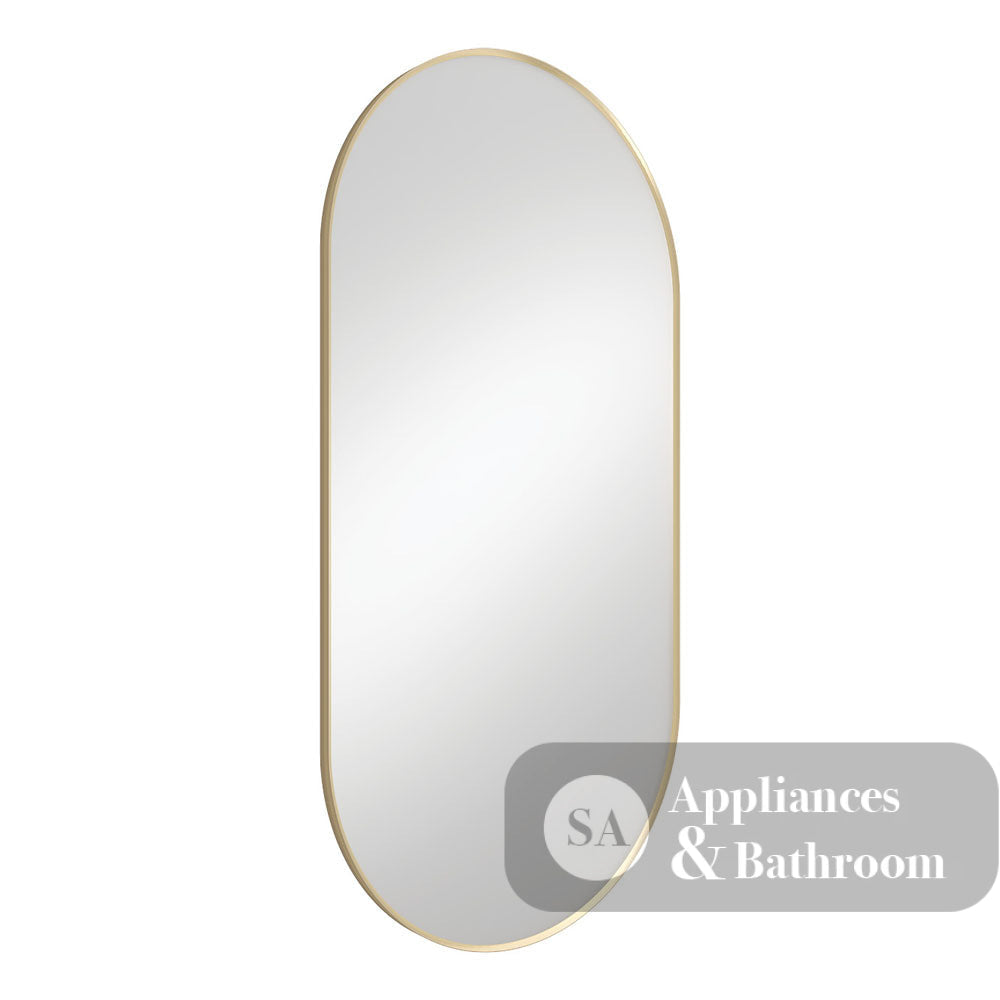 Fienza FMP60120UB Empire Urban Brass Framed Mirror 600 x 1200mm - Mirrors