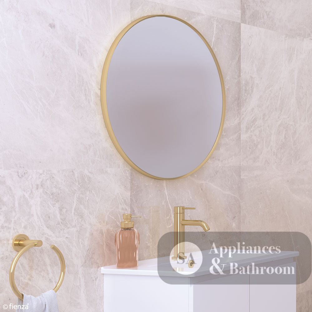 Fienza FMR60UB Urban Brass Framed Mirror 600mm - Mirrors