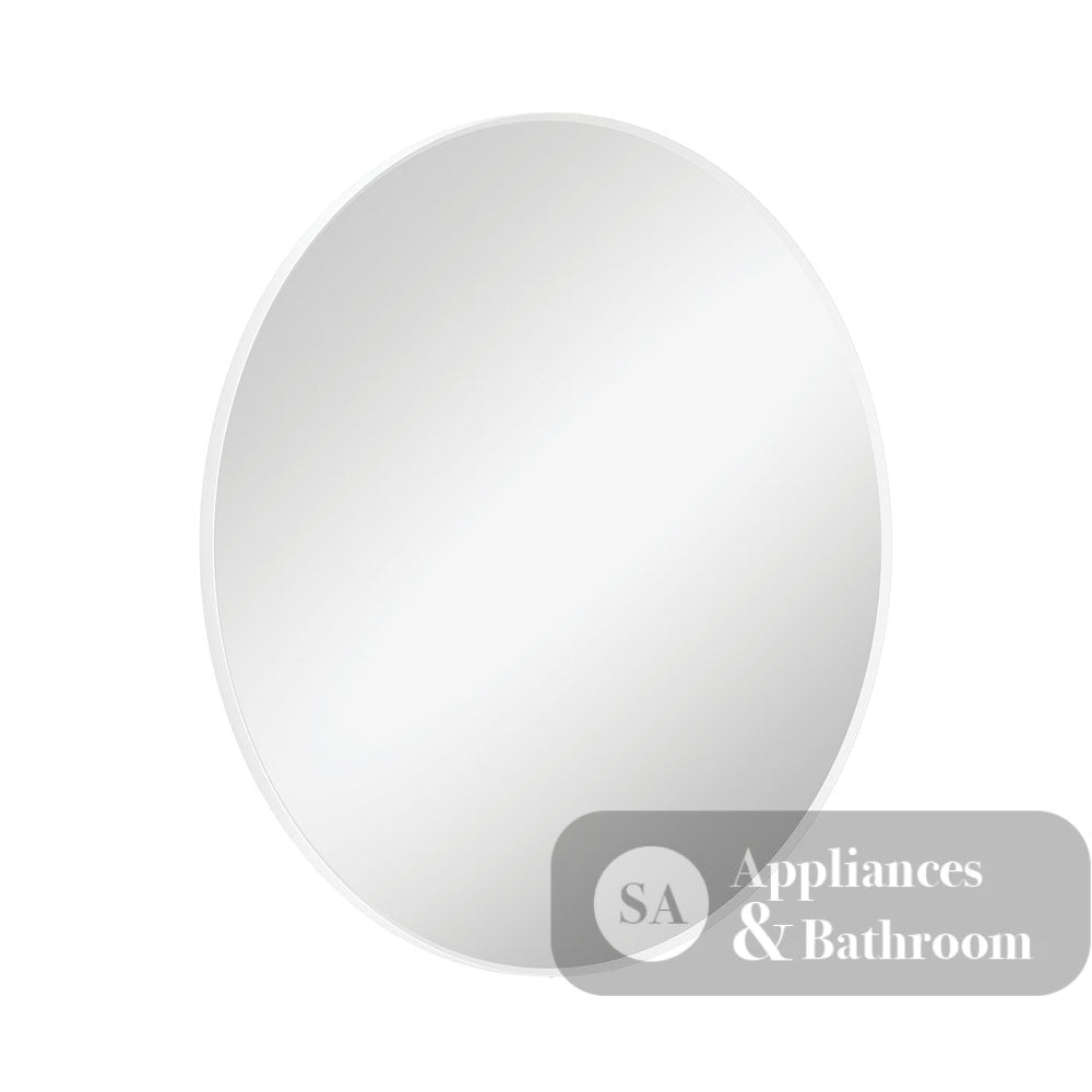 Fienza FMR80W Matte White Framed Mirror 800mm - Mirrors