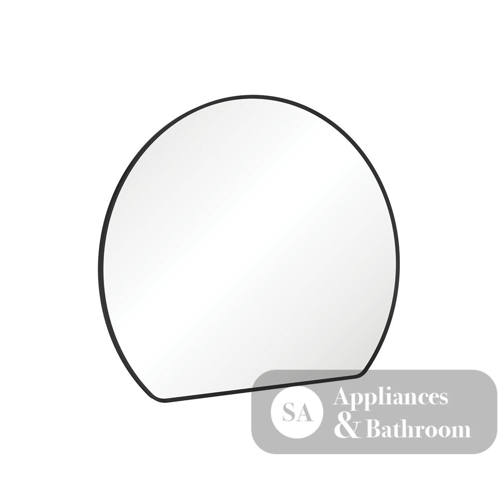Fienza FMSR80B Sunrise Matte Black Round Framed Mirror 800 x 690 - Mirrors