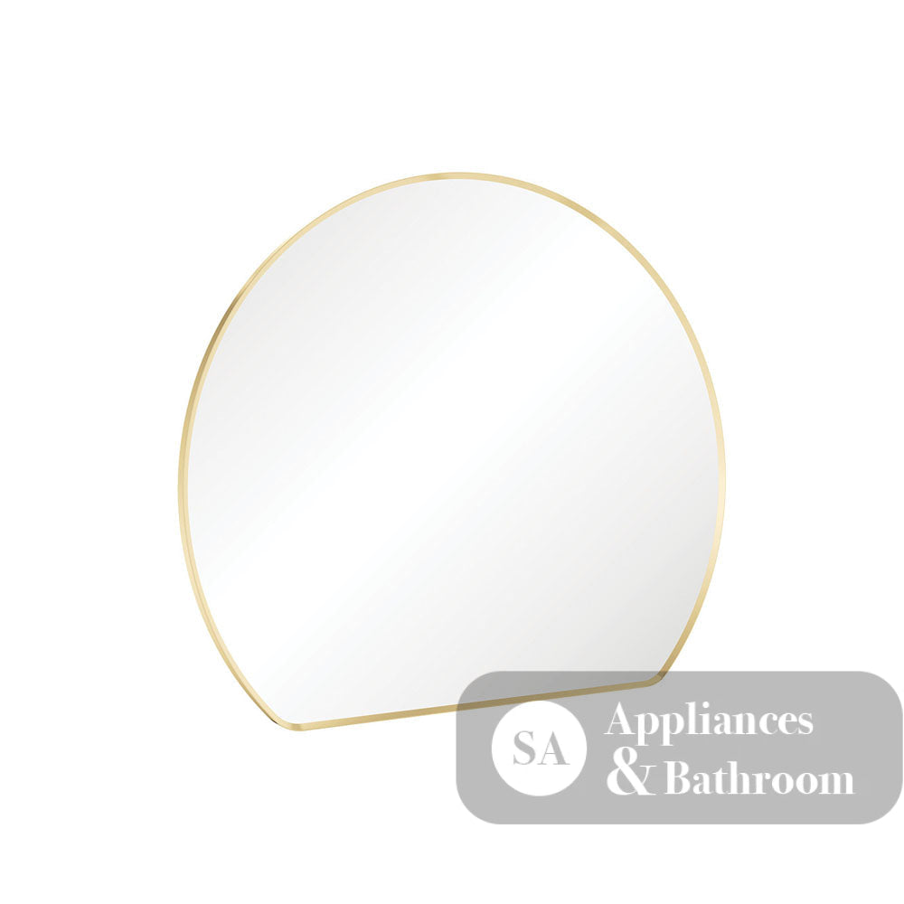 Fienza FMSR80UB Sunrise Urban Brass Round Framed Mirror 800 x 690 - Mirrors