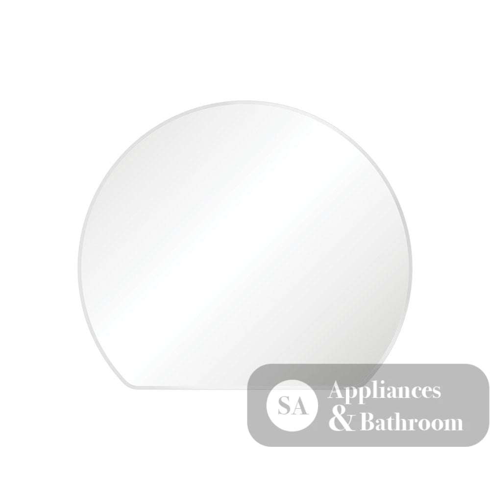 Fienza FMSR80W Sunrise Matte White Round Framed Mirror 800 x 690 - Mirrors