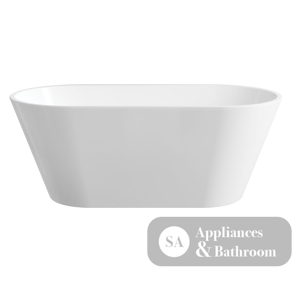 Fienza FR71-1500-OF Austin Freestanding Acrylic Bath 1500mm Gloss White - Freestanding Bath