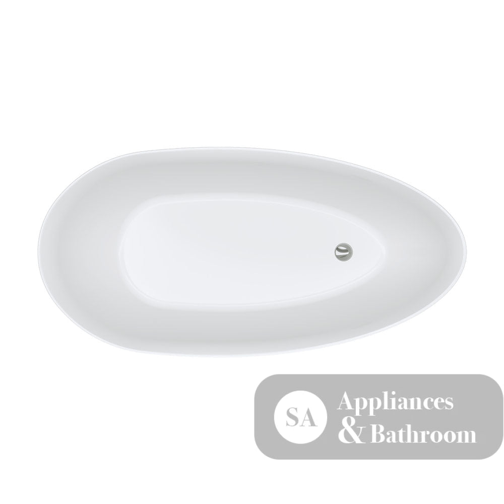 Fienza FR94-1500 Dayo Freestanding Acrylic Bath 1500mm Gloss White - Freestanding Bath