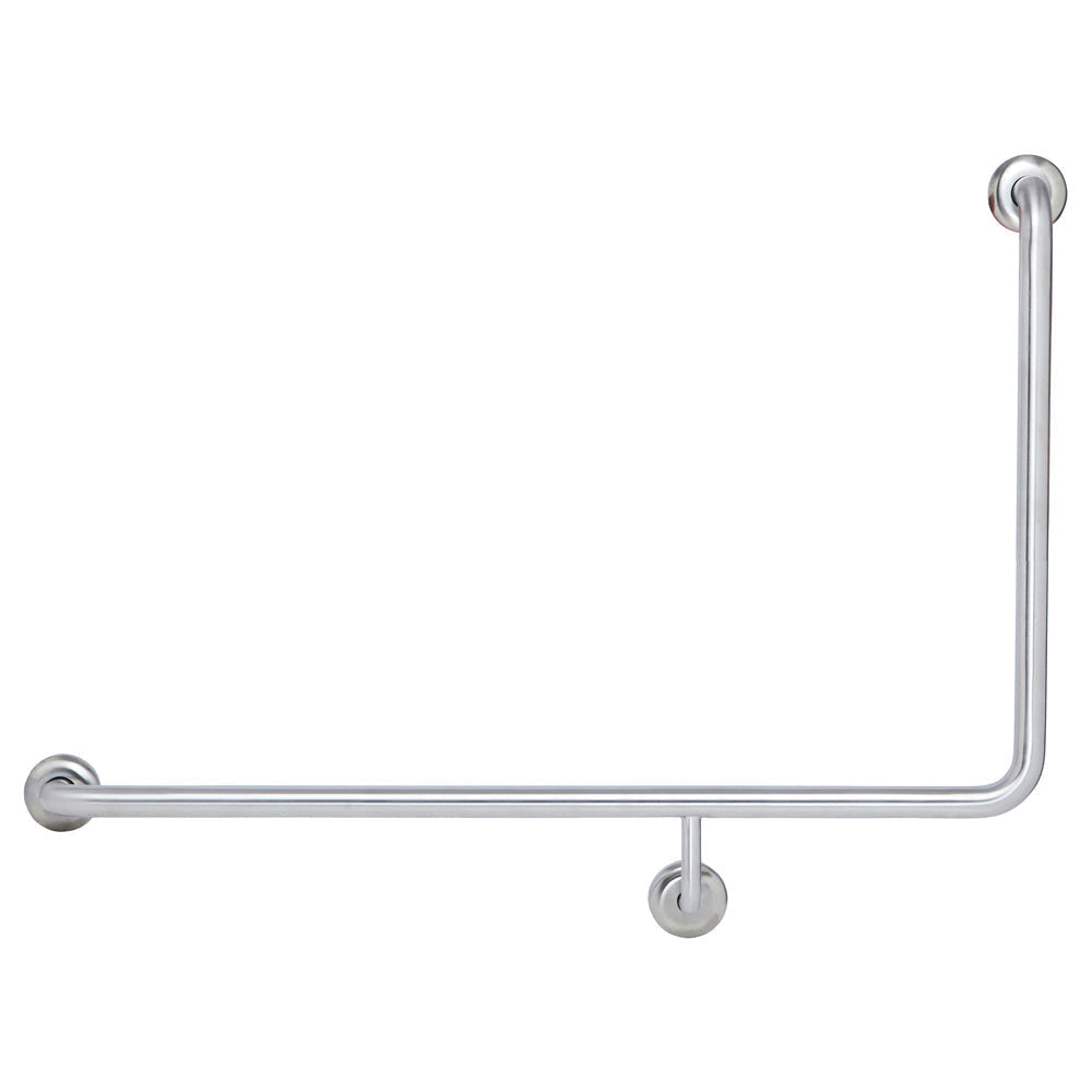 Fienza GRAB9660L Care Ambulant 90° 960x600mm Stainless Steel Left Hand Grab Rail - Grab Rail