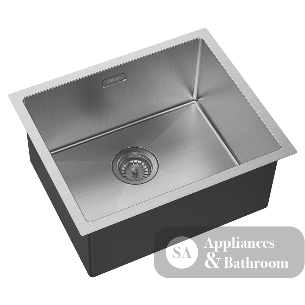 Fienza Hana 68500 39L Stainless Steel Laundry Sink With Overflow Insert Sinks