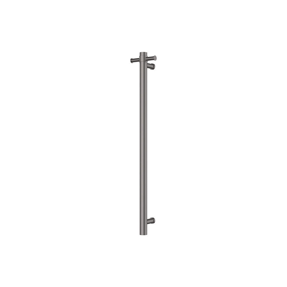 Fienza Isabella 827900GM Vertical Heated Towel Rail 100 x 900mm Gun Metal