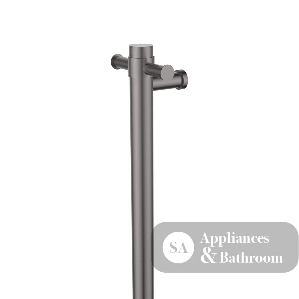 Fienza Isabella 827900GM Vertical Heated Towel Rail 100 x 900mm Gun Metal