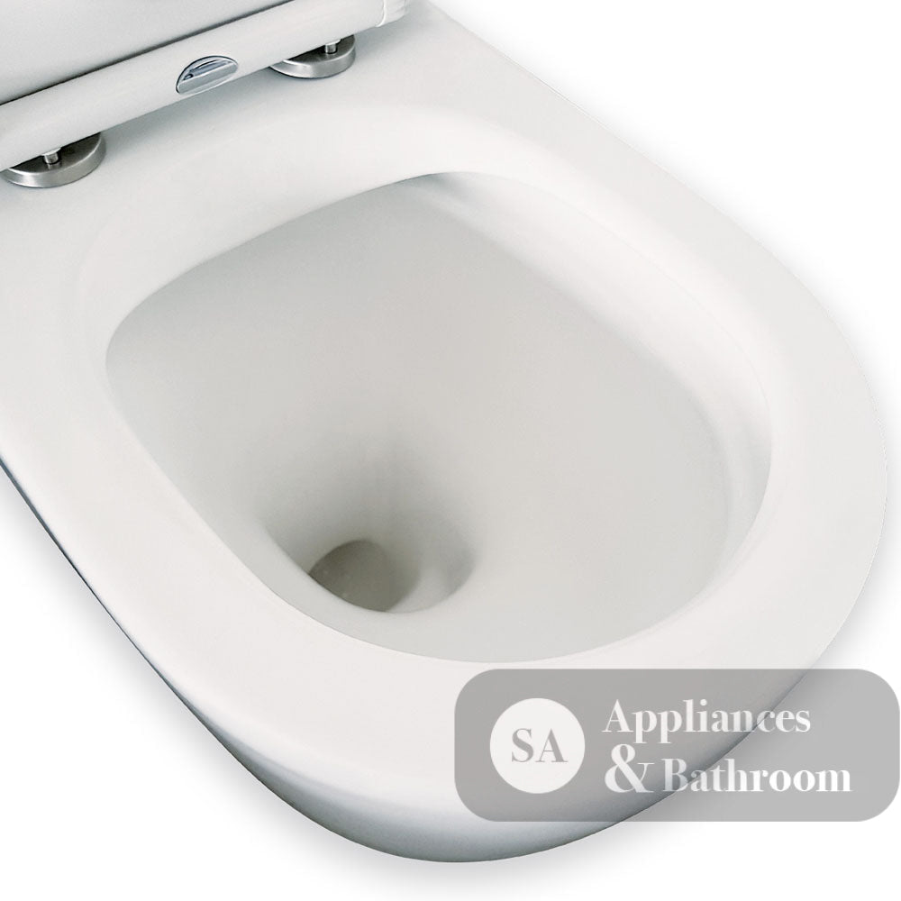 Fienza K002MWB Koko S Trap 160-230mm Toilet Suite Matte White - Toilet Suites