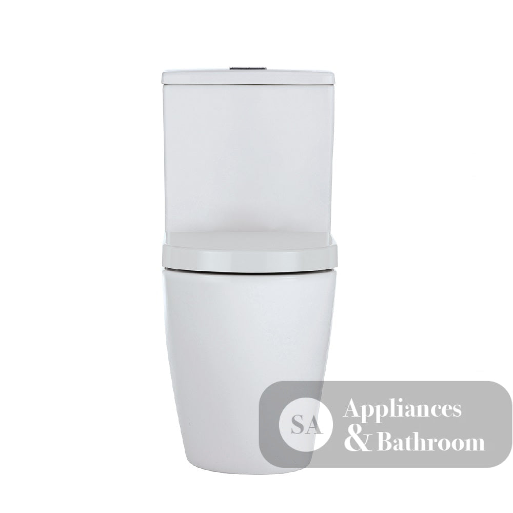 Fienza K011A Alix Extended Height S-Trap 90-160mm Toilet Suite White - Toilet Suites
