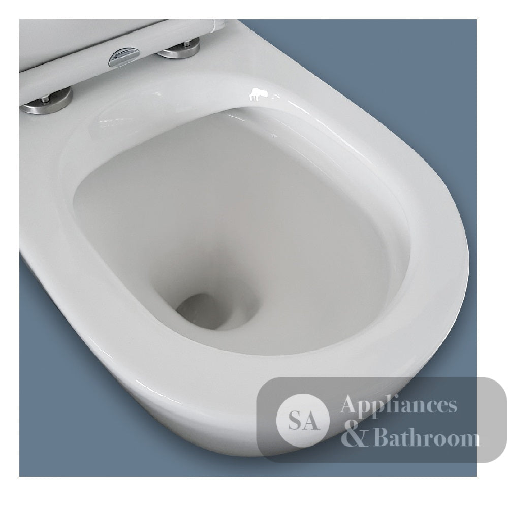 Fienza K014A Isabella S-Trap 90-160mm Toilet Suite White - Toilet Suites