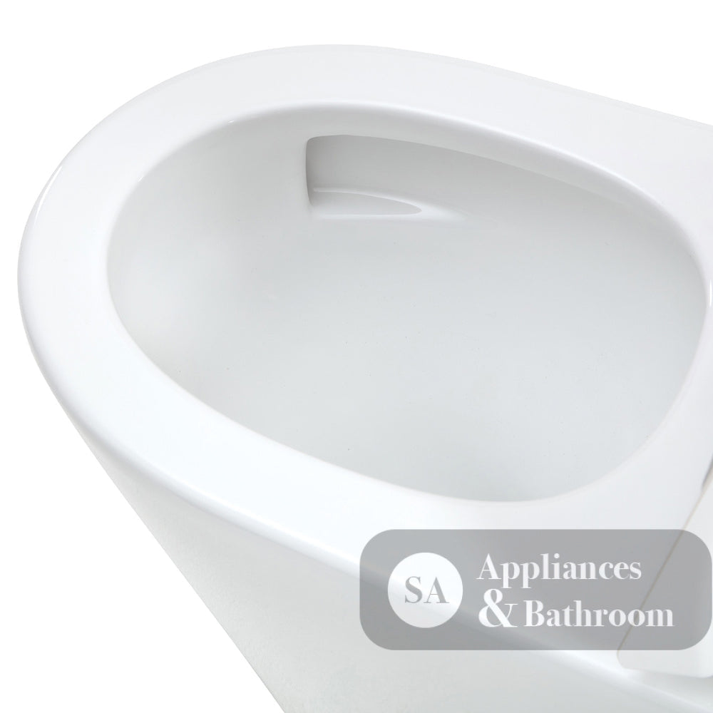 Fienza K015A Isabella Junior Tornado Back to Wall Rimless Toilet S Trap 90-160 Gloss White - Toilet Suites