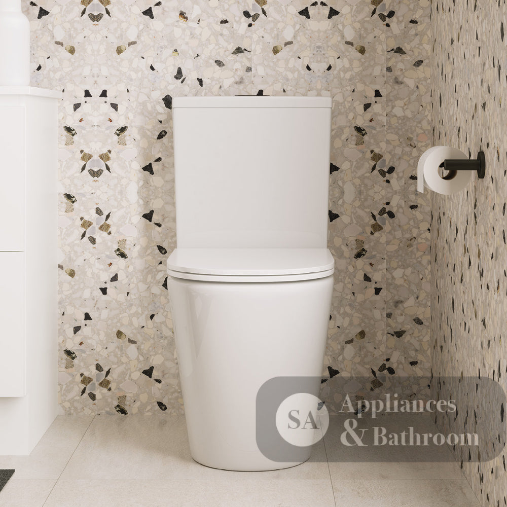 Fienza K021B Kaya S Trap 160-230mm Back to Wall Toilet White - Toilet Suites