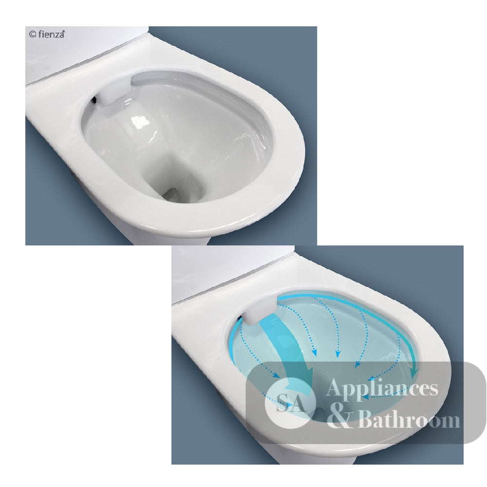 Fienza K1223B Escola Suite S-Trap 160-230mm Toilet White - Toilet Suites