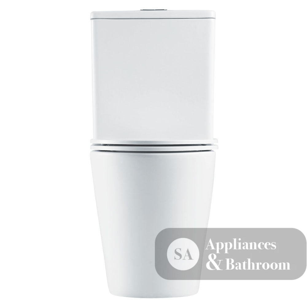 Fienza K314A-2 Aluca Tornado Flush Back-to-Wall Toilet Suite - Slim Seat - Toilet Suites