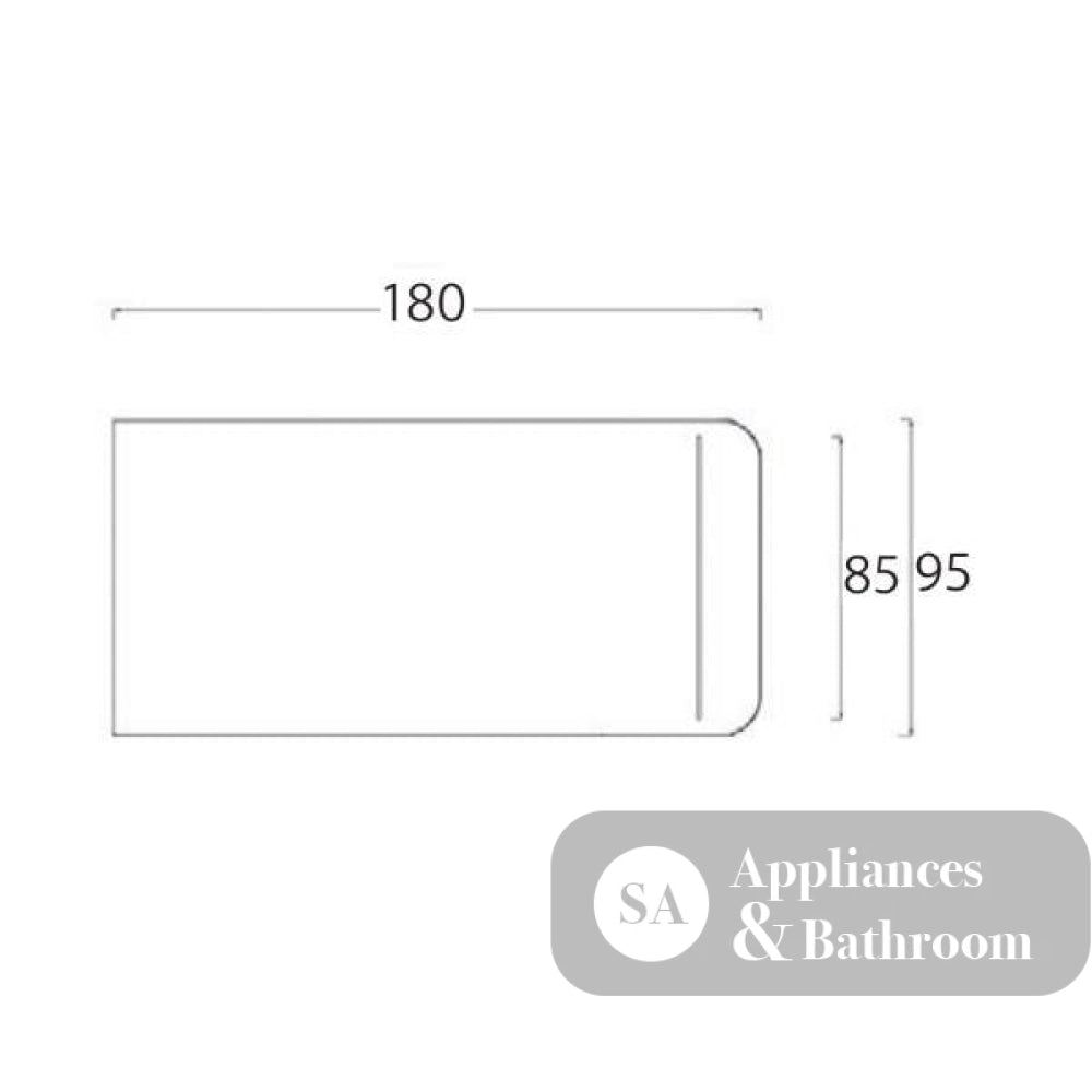 Fienza Kari Waterfall Bath Outlet NLFIENZA004426 - Bath Spouts
