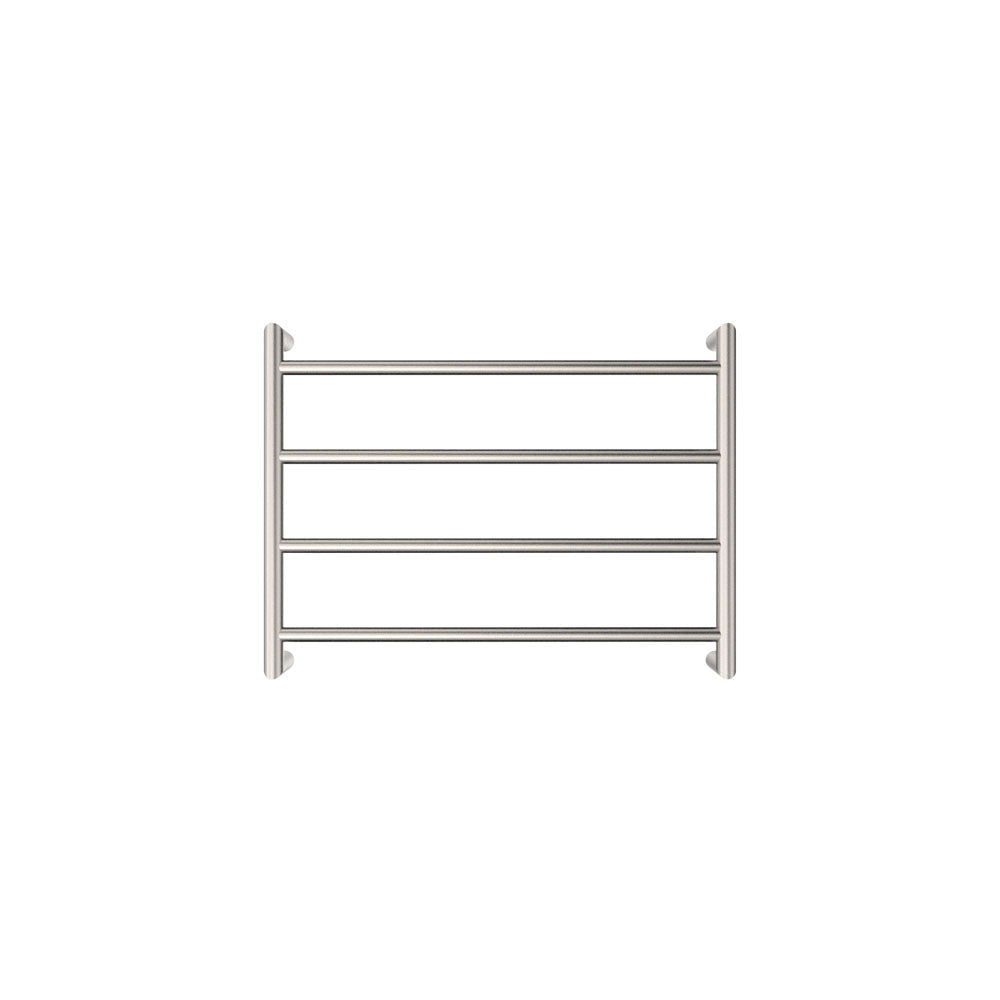 Fienza Kaya 8286045BN Heated Towel Rail 600 x 450mm Brushed Nickel - Bathroom Accessories