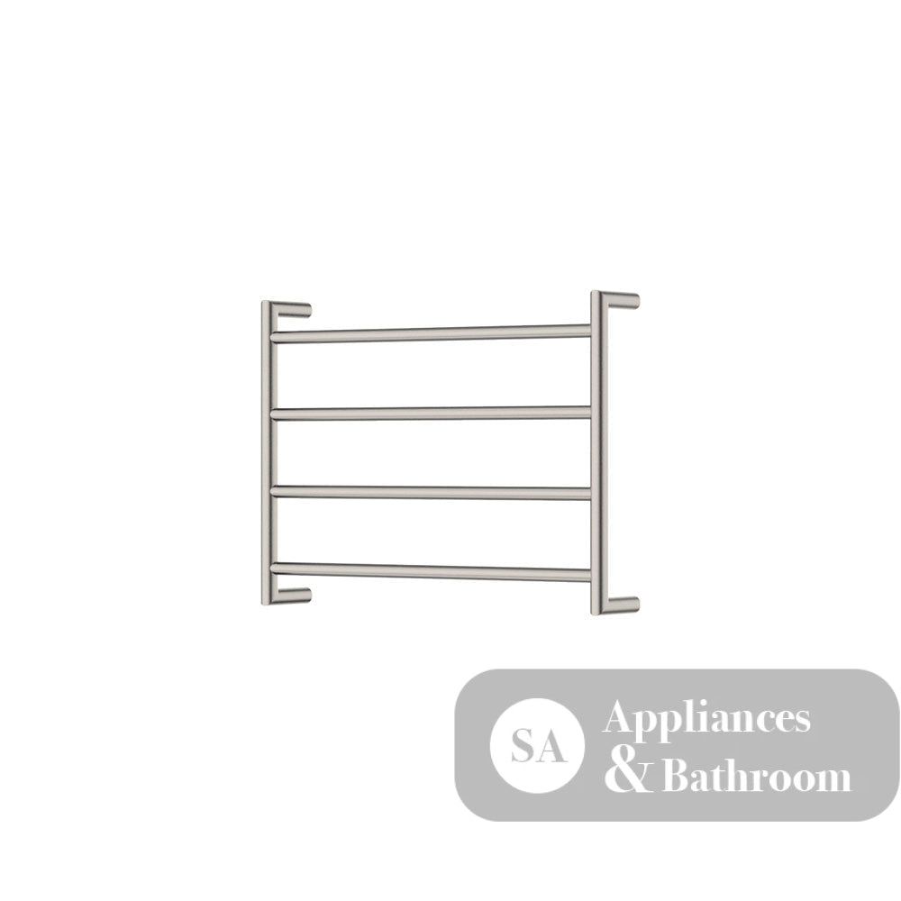 Fienza Kaya 8286045BN Heated Towel Rail 600 x 450mm Brushed Nickel - Bathroom Accessories