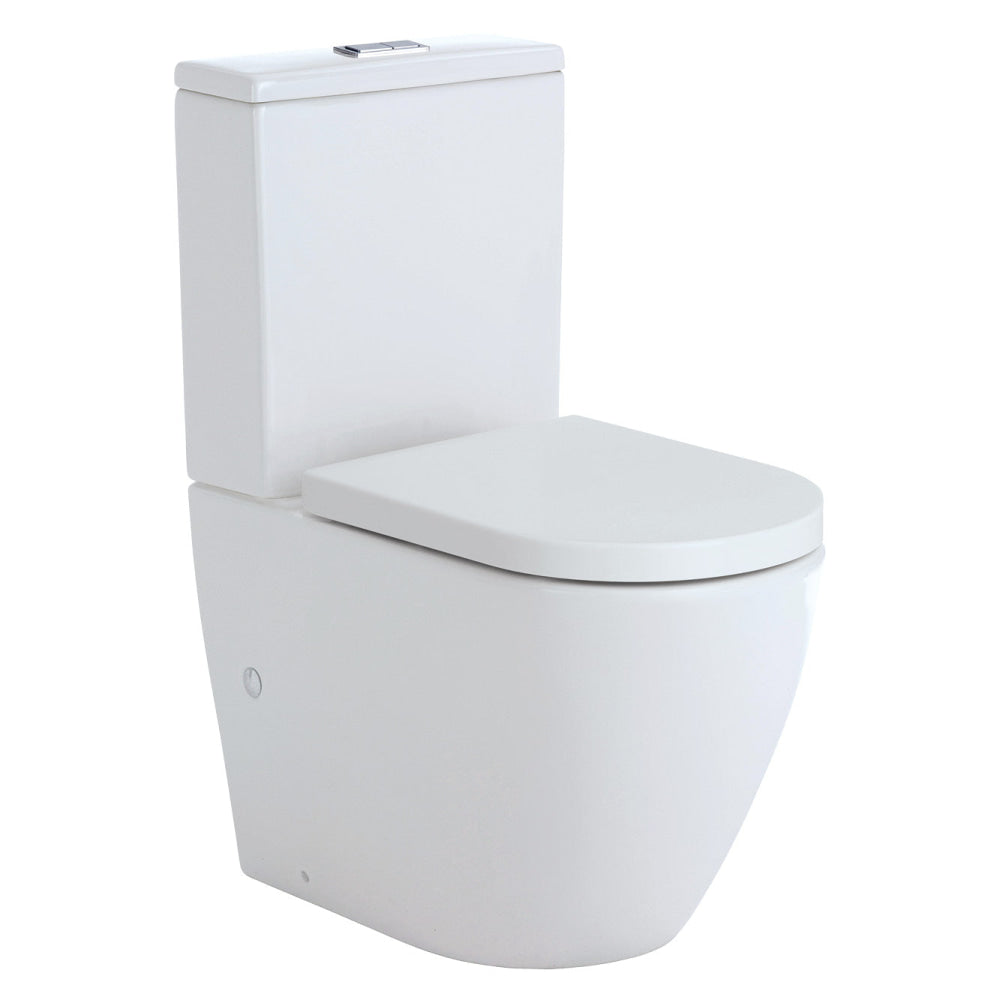 Fienza Koko Back-to-Wall Suite - Matte White - Back to Wall Suites