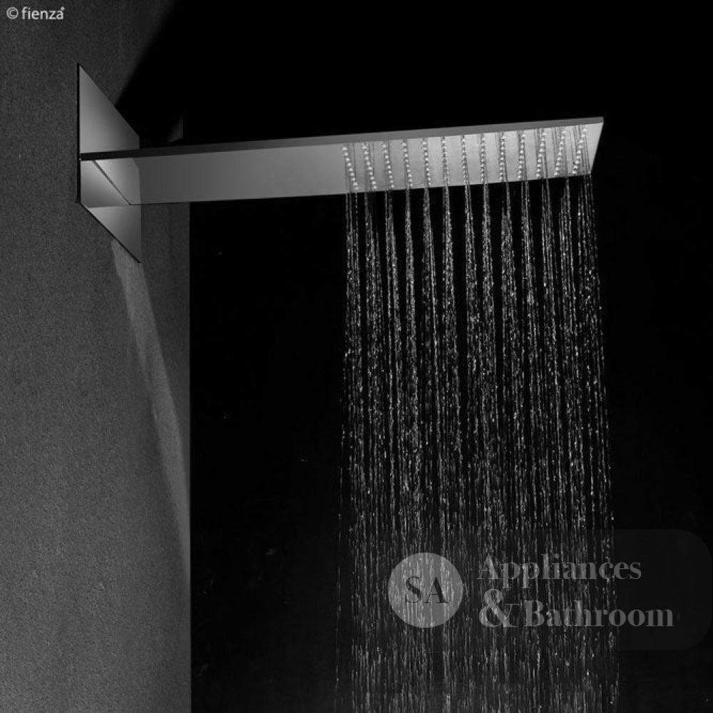 Fienza Koko Polished S/S Square Wall Shower Head Chrome FIE0060 - SHOWERS
