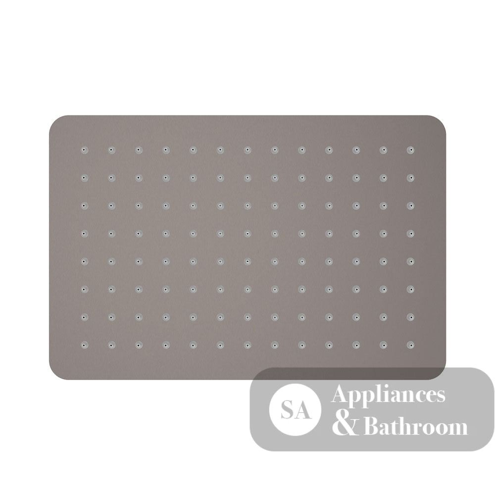 Fienza Koko Rectangular Shower Head - Gunmetal Grey - Shower Head Only