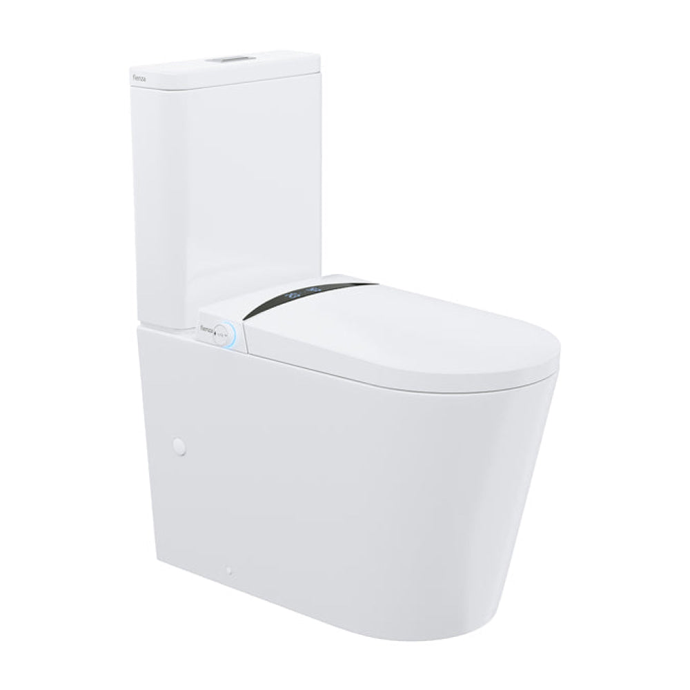 Fienza KS100A Sona Smart Toilet & Bidet S-Trap 90-160 White - Toilet Suites