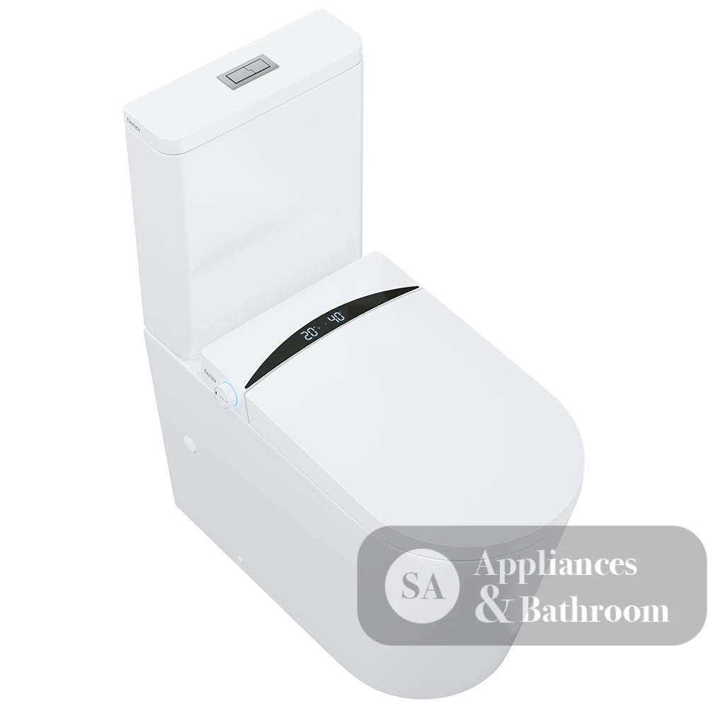 Fienza KS100B Sona Smart Toilet & Bidet S-Trap 160-230 White - Toilet Suites