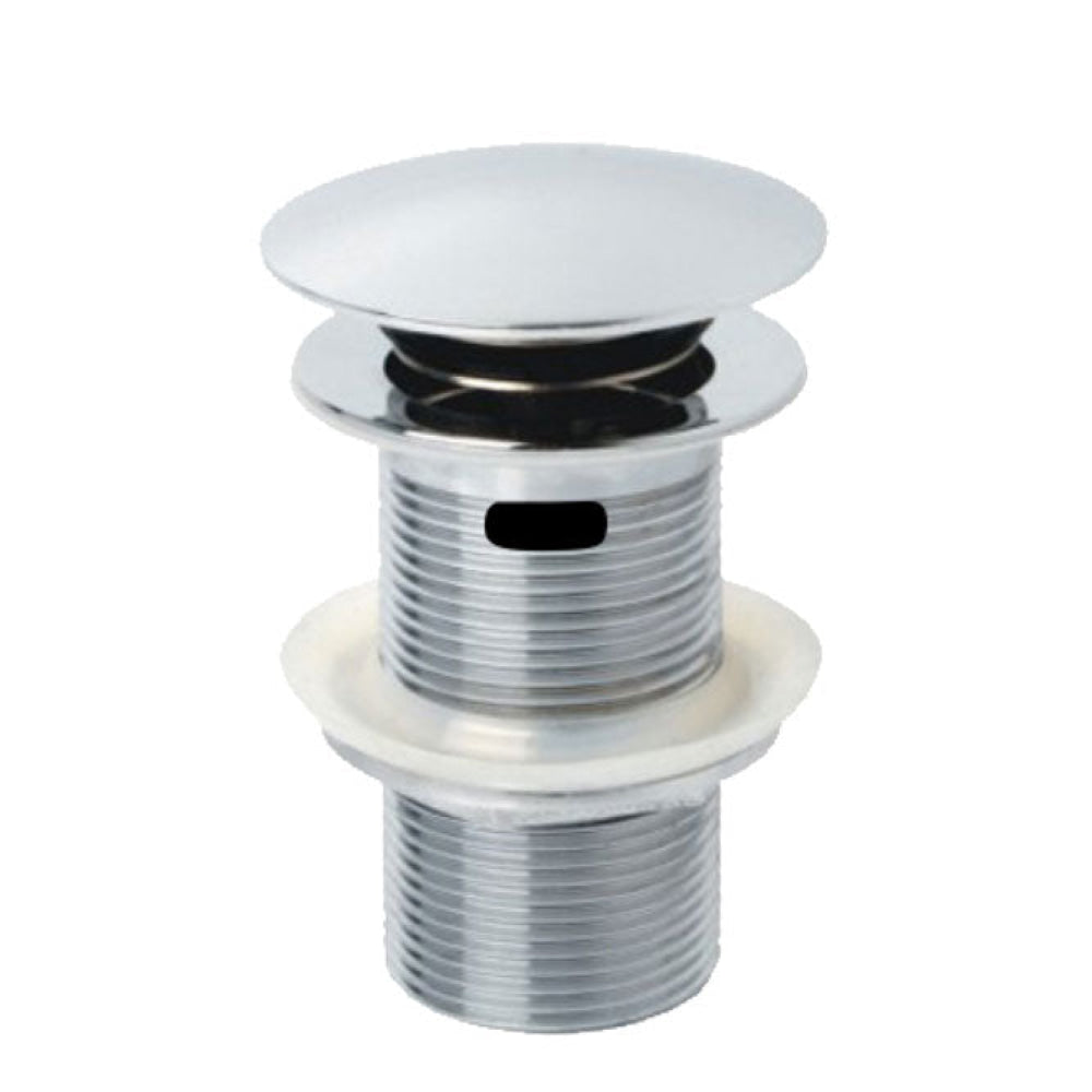Fienza Metal Cap Pop-Up Waste with Overflow 32mm - Chrome - Basin Pop up Waste