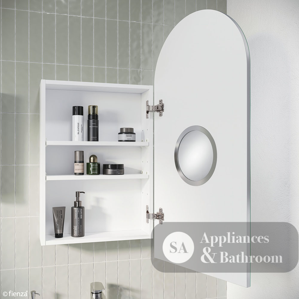 Fienza PSH450ARCH Arch 450 x 900mm Mirror Cabinet - Mirrors & Cabinets