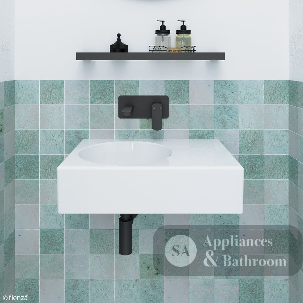 Fienza RB039L Reba Left Bowl Wall Basin No Tap Hole - Basins
