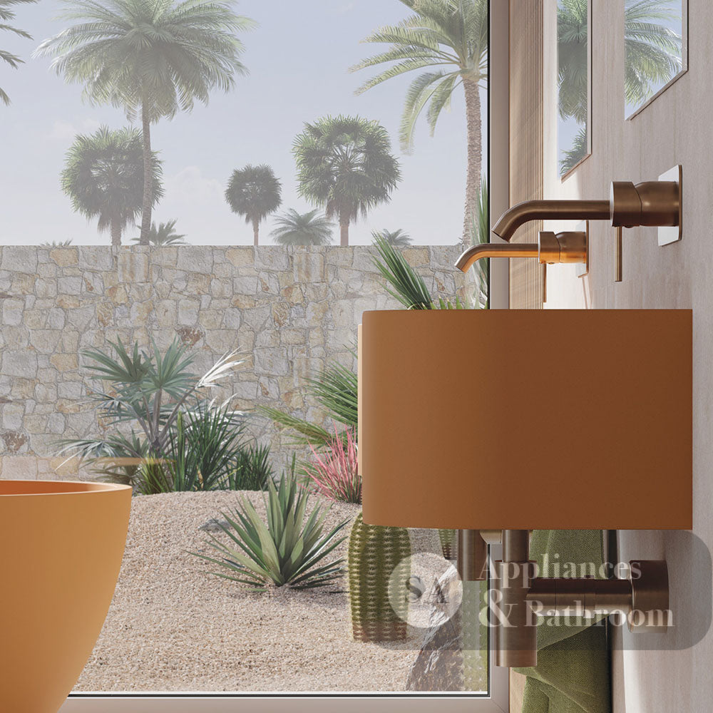 Fienza RB061TU Blanca Concrete Wall Basin Tuscan - Basins