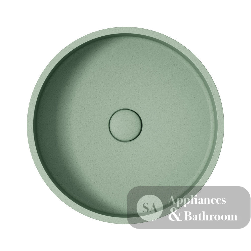 Fienza RB199SG Jada Concrete Above Counter Basin Sage - Basins