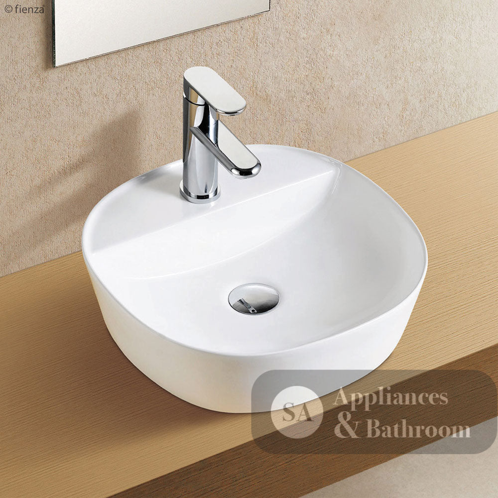 Fienza RB2201 Chica 405mm Above Counter Ceramic Basin White - Basins