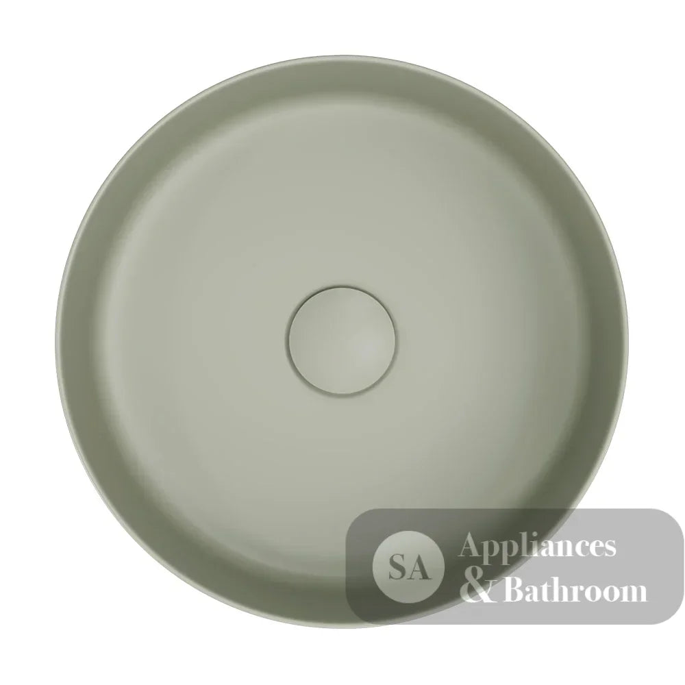Fienza RB3134MG Reba Above Counter Ceramic Basin Olive - Basins