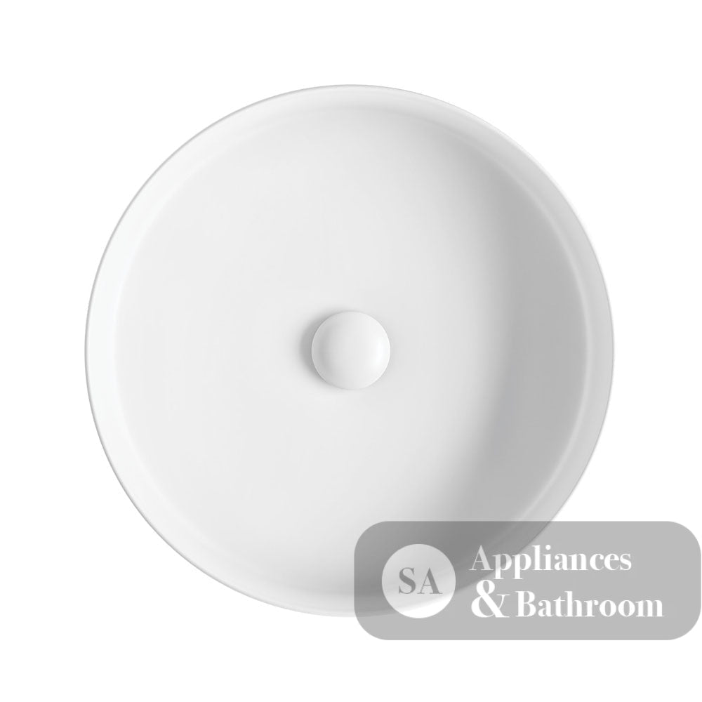 Fienza RB465MW Eleanor Round Above Counter Basin Matte White - Basins