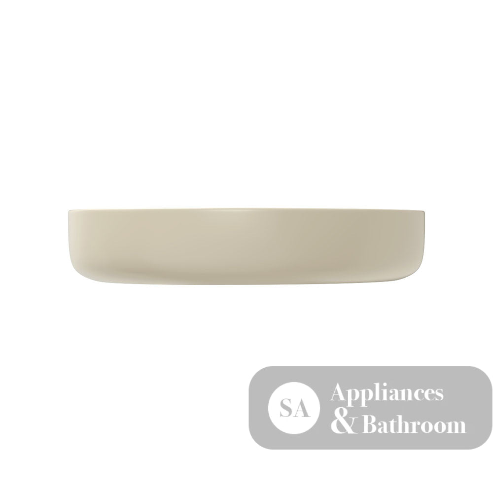 Fienza RB487MK Pebble Medium Above Counter Basin Matte Khaki - Basins