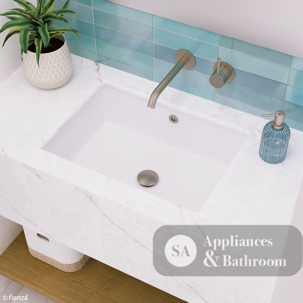 Fienza RB560 Petra Undermount Basin,Gloss White - Basins