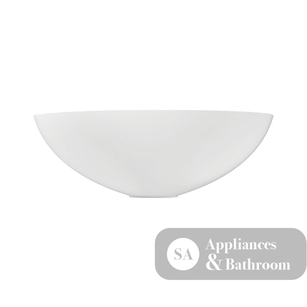 Fienza RB821W Aluca Above Counter Basin Matte White - Basins