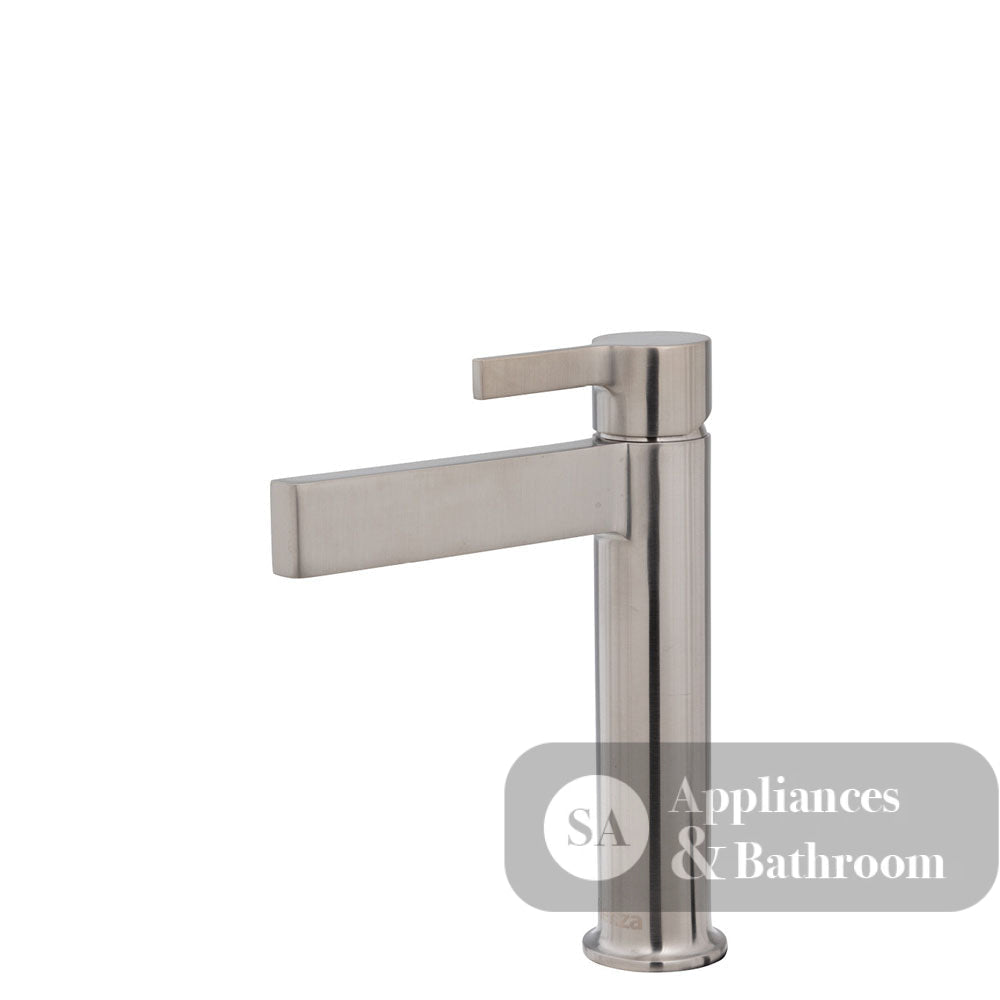 Fienza Sansa Basin Mixer - Brushed Nickel - Brushed Nickel - Basin Mixer