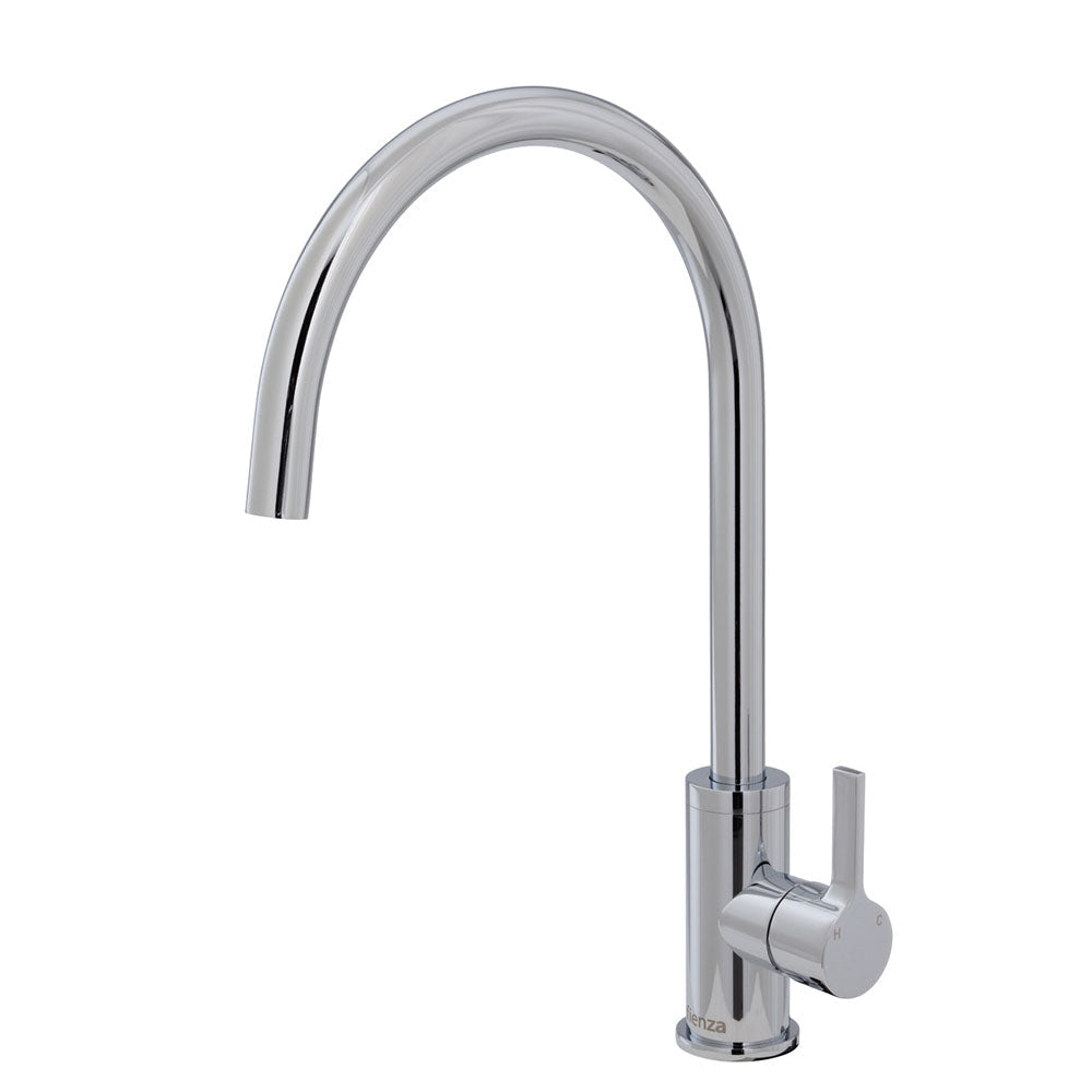 Fienza Sansa Sink Mixer - Chrome - Chrome - Kitchen Mixer Taps