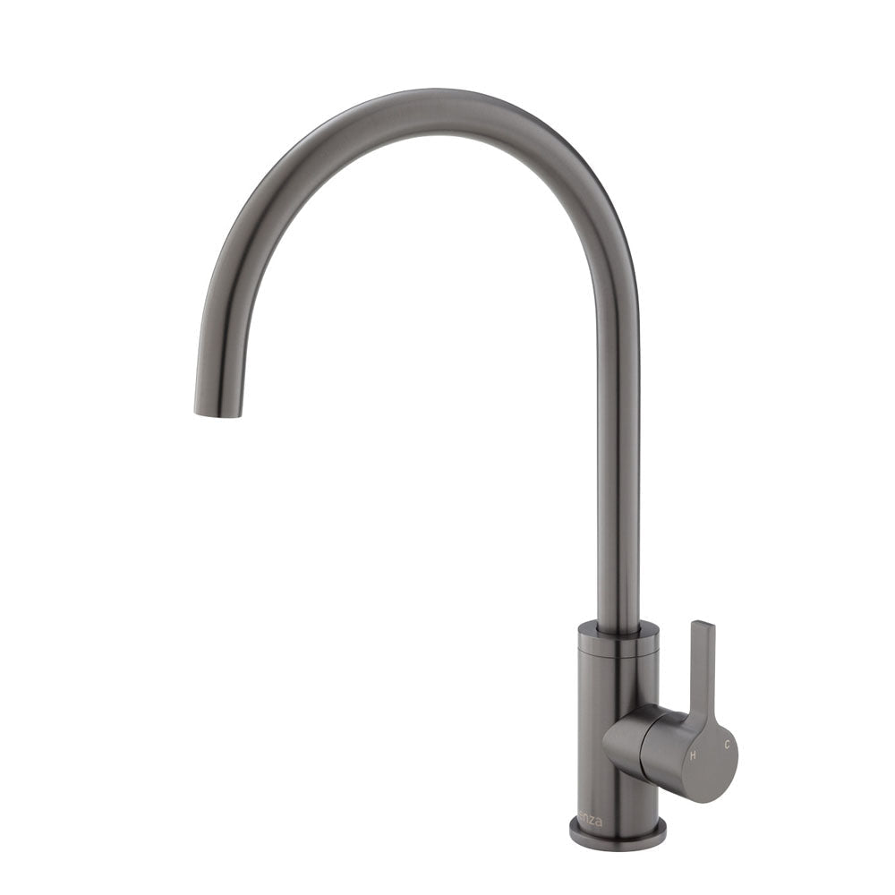 Fienza Sansa Sink Mixer - Gunmetal Grey - Gunmetal Grey - Kitchen Mixer Taps