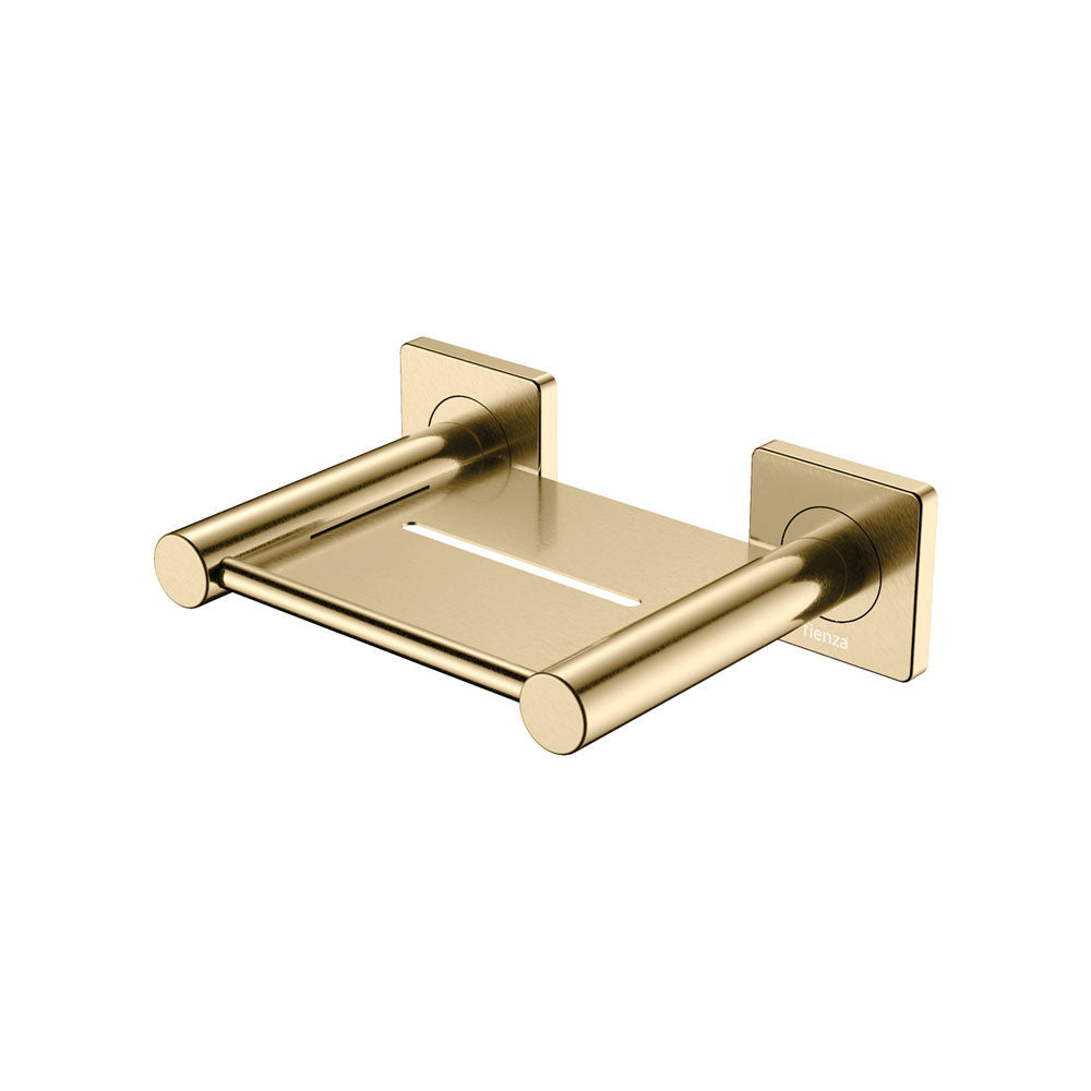 Fienza Sansa Soap Shelf 83206UB - Urban Brass - Robe Hooks
