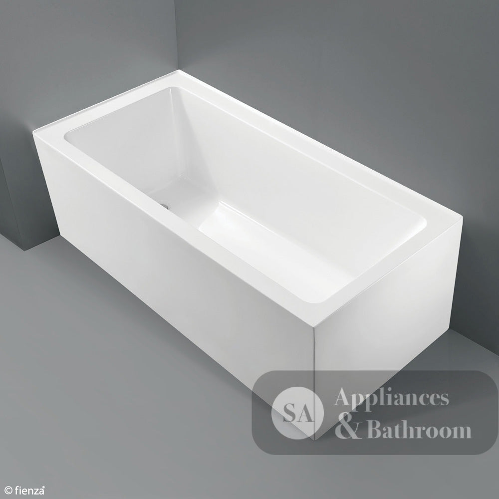 Fienza Sentor Acrylic Corner Bath 1650mm - Gloss White - Right Corner - Corner Baths