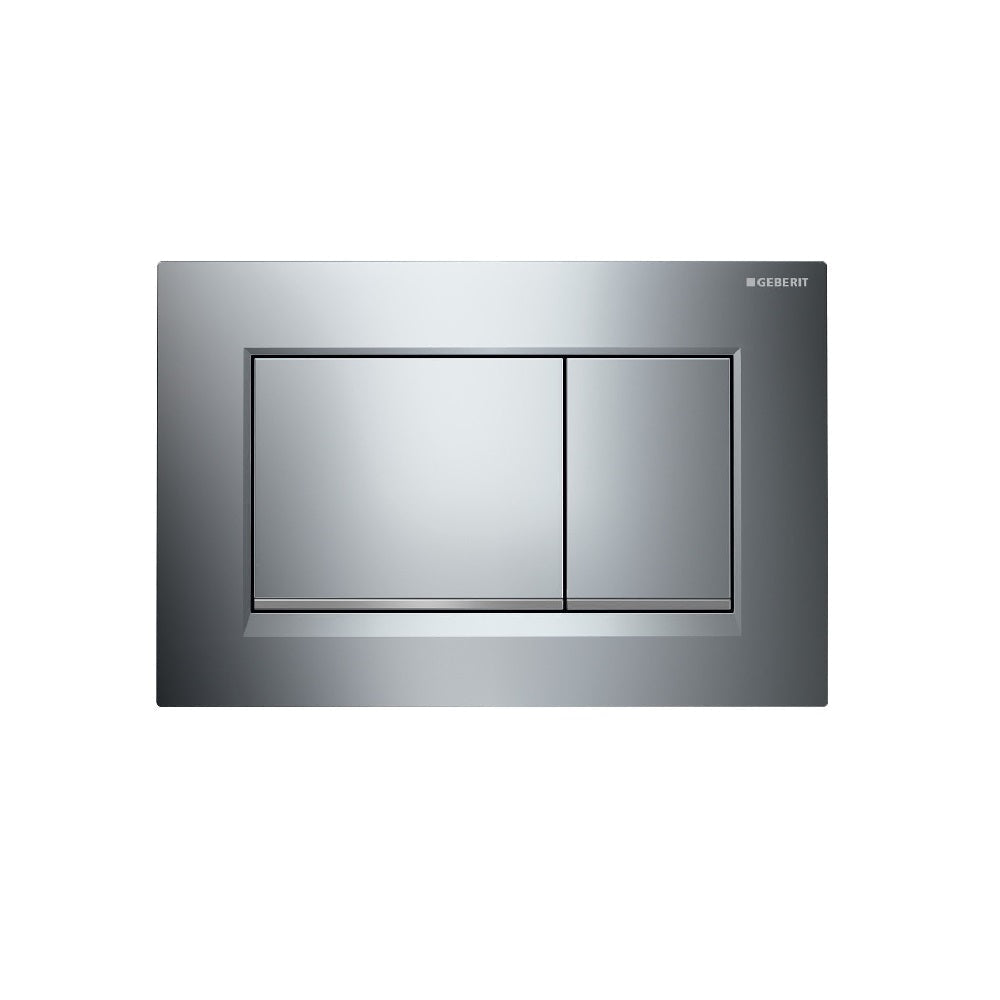 Fienza SIG30-C Rectangular Flush Buttons for Geberit Sigma 30 Chrome - Toilet Cisterns & Buttons