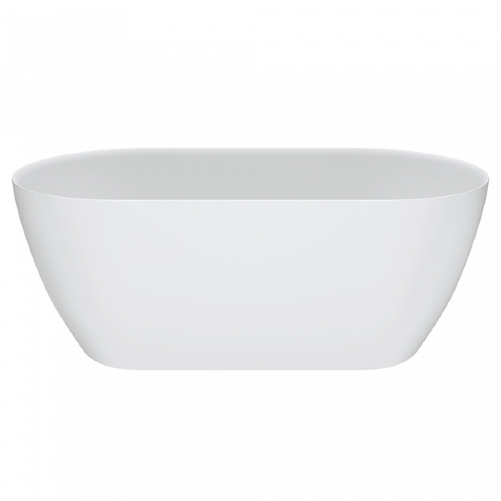 Fienza SS350-1700 Kaya Slim Wall Stone Bath 1700mm Matte White - Freestanding Bath