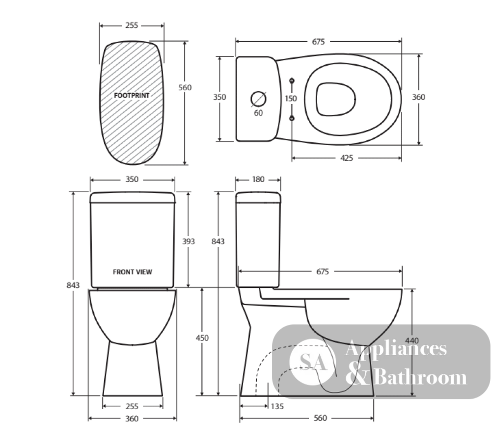 Fienza Stella Close-Coupled Suite - Closed Coupled Suites