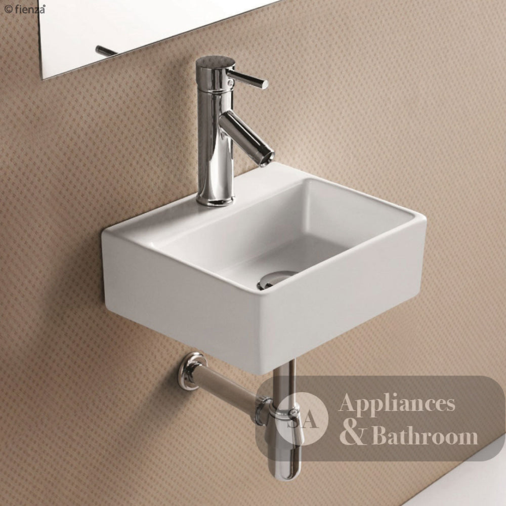 Fienza TR4549 Baby Modena Above Counter Ceramic 1 Tap Hole Basin White - Basins