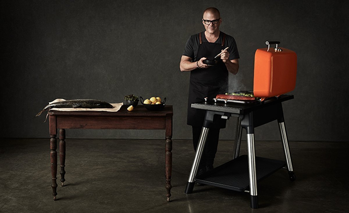 Everdure by Heston FURNACEB Blumenthal Furnace Gas BBQ Black